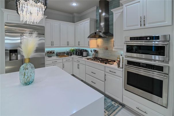 Interior, Kitchen, Recessed Lighting, Stainless Steel Appliances