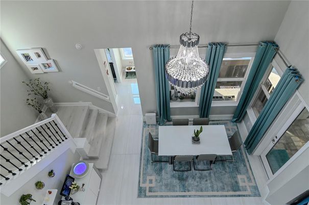 Chandelier, Dining room, Interior