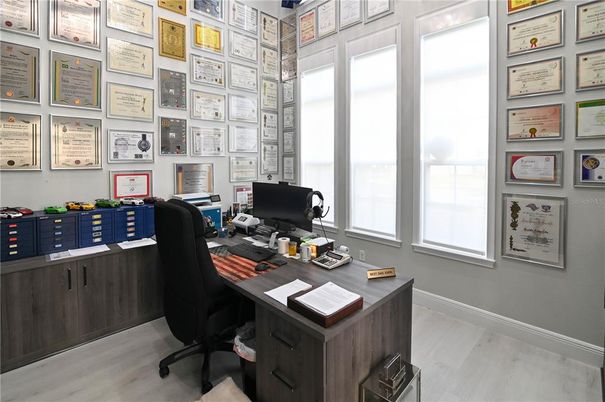 Home Office, Interior, Wood Texture Flooring