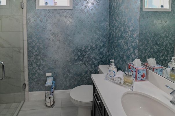 Bathroom, Glass Shower, Interior