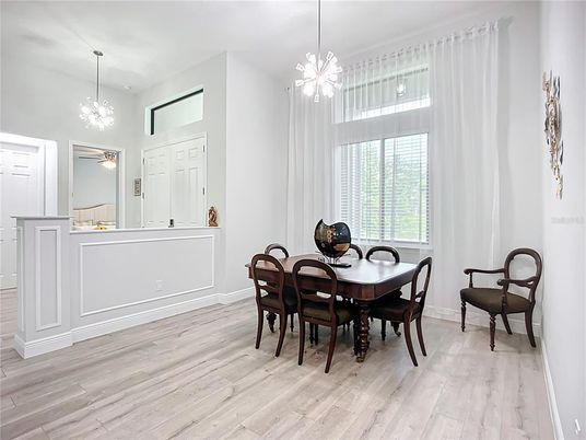 Chandelier, Dining room, Interior, Living room, Pendant Lights, Wood Texture Flooring
