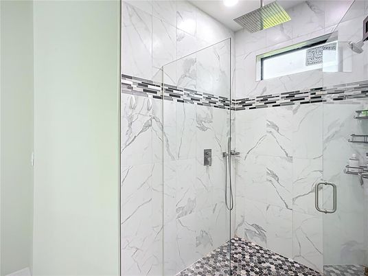 Bathroom, Glass Shower, Interior, Marble, Marble Walls