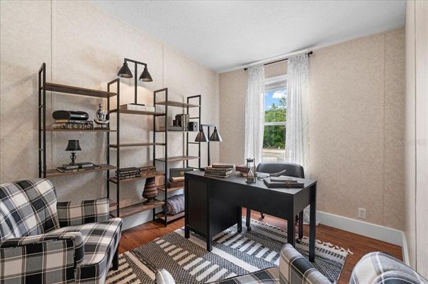 Home Office, Interior, Wood Texture Flooring