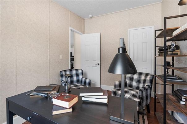 Home Office, Interior, Wood Texture Flooring