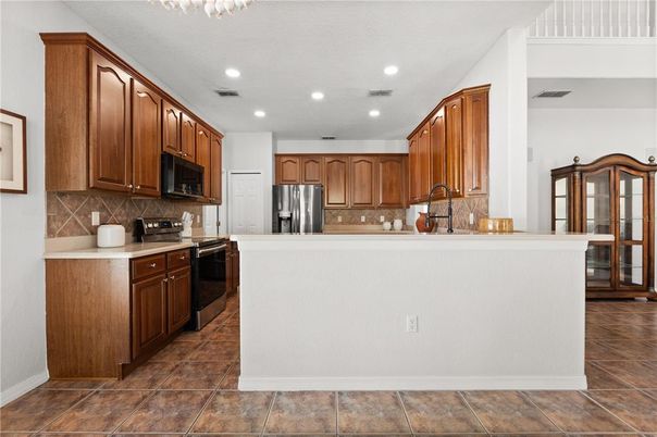 Interior, Kitchen, Recessed Lighting, Stainless Steel Appliances