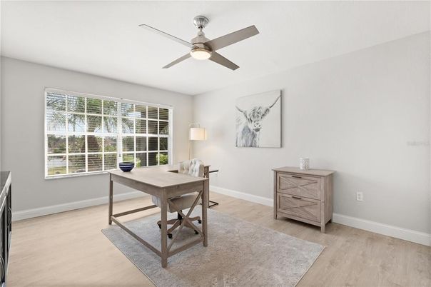 Home Office, Interior, Wood Texture Flooring