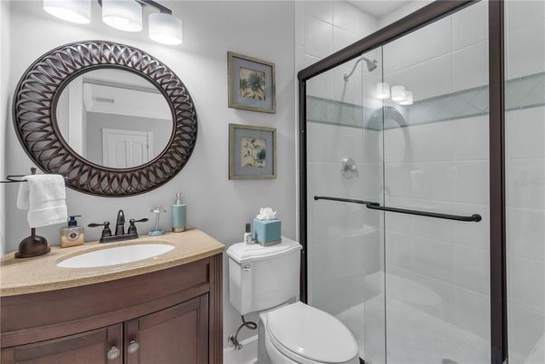 Bathroom, Glass Shower, Interior