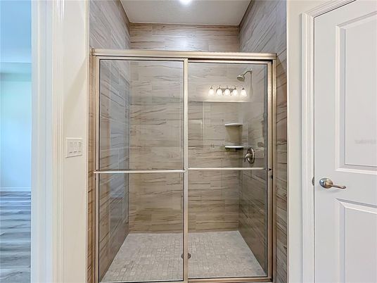 Bathroom, Glass Shower, Interior, Marble Walls