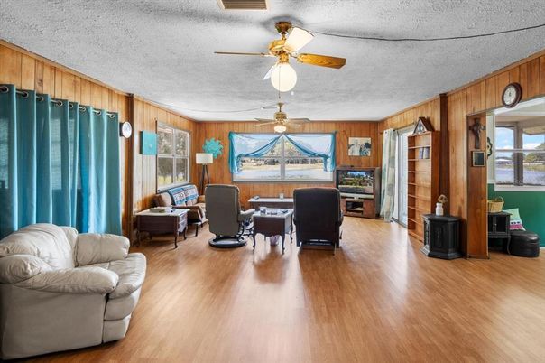 Home Office, Interior, Living room, Wood Texture Flooring, Wooden Walls
