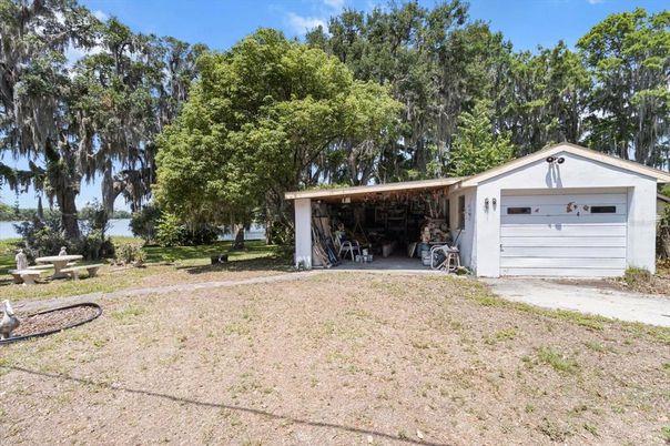 Backyard, Detached Garage, Exterior
