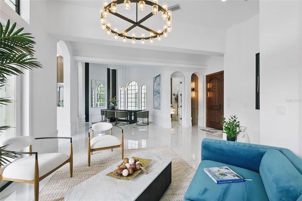Interior, Living room, Pendant Lights