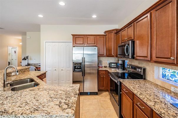 Interior, Kitchen, Recessed Lighting, Stainless Steel Appliances