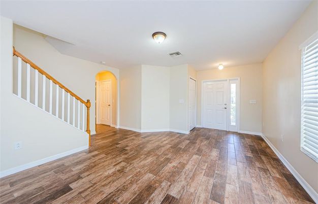 Empty room, Interior, Wood Texture Flooring