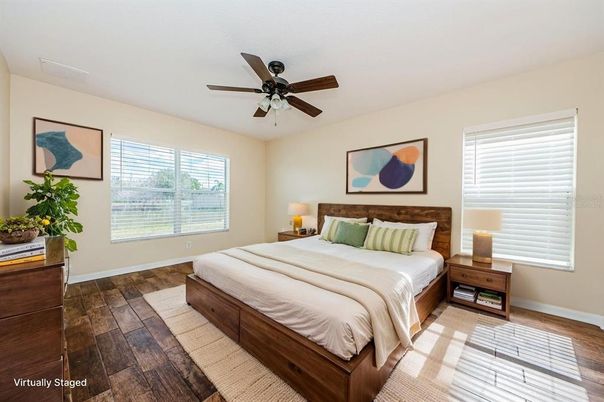 Bedroom, Interior, Wood Texture Flooring