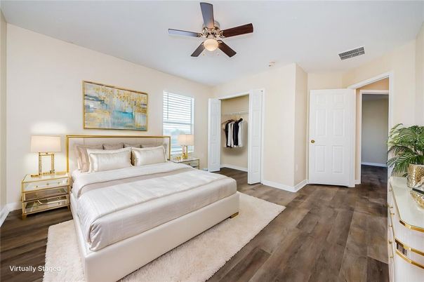 Bedroom, Interior, Wood Texture Flooring
