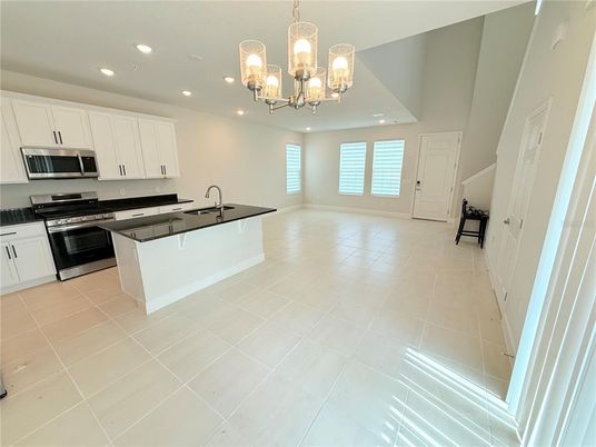 Chandelier, Interior, Kitchen, Recessed Lighting