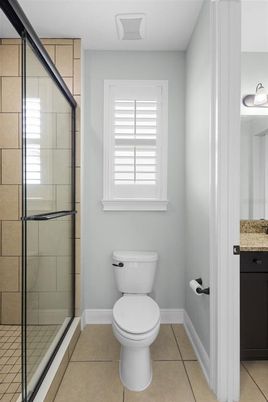 Bathroom, Glass Shower, Interior