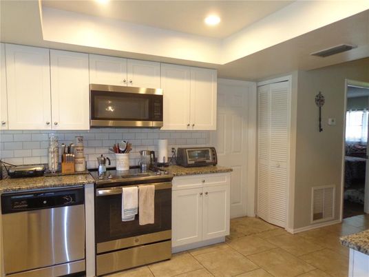 Interior, Kitchen, Recessed Lighting, Stainless Steel Appliances