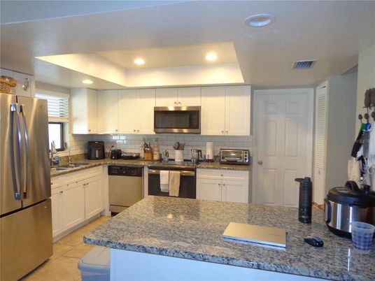Interior, Kitchen, Recessed Lighting, Stainless Steel Appliances