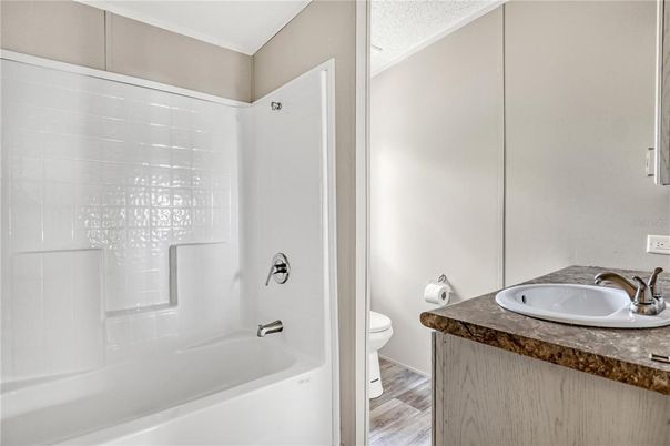 Bathroom, Interior, Wood Texture Flooring
