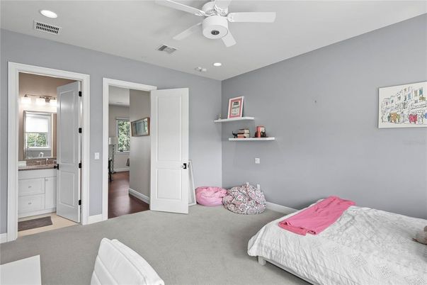 Bedroom, Interior, Recessed Lighting