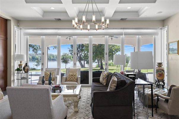 Chandelier, Interior, Living room, Recessed Lighting, Water