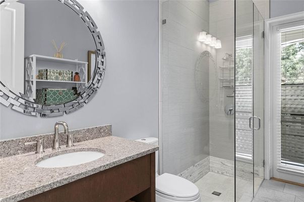 Bathroom, Glass Shower, Interior