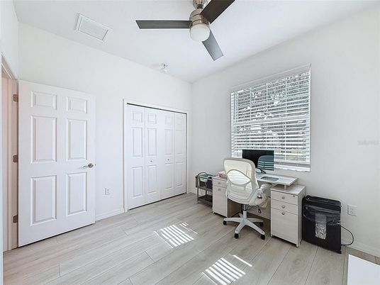 Home Office, Interior, Wood Texture Flooring