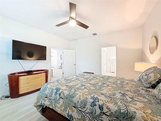 Bedroom, Interior, Wood Texture Flooring