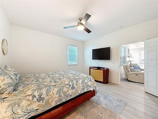Bedroom, Interior, Wood Texture Flooring