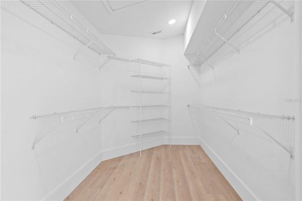 Interior, Recessed Lighting, Walk-in Closets, Wood Texture Flooring