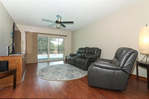 Home Theatre Room, Interior, Wood Texture Flooring