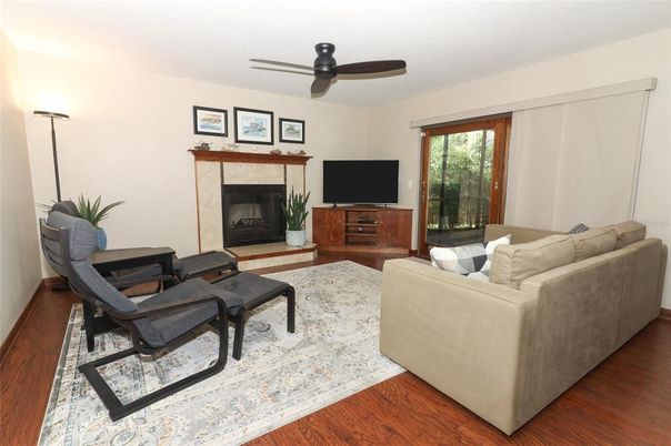 Fireplace, Interior, Living room, Wood Texture Flooring