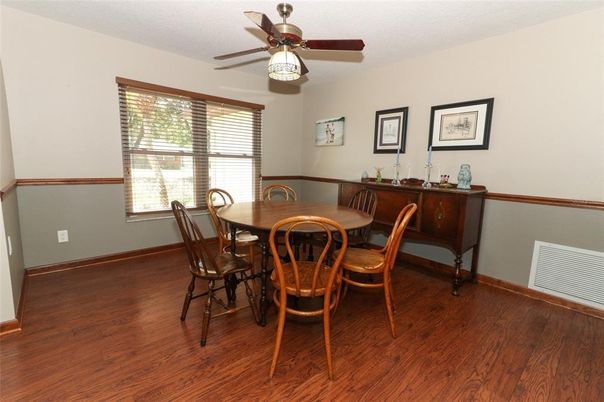 Dining room, Interior, Wood Texture Flooring