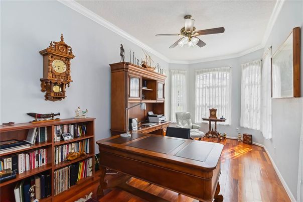Home Office, Interior, Wood Texture Flooring