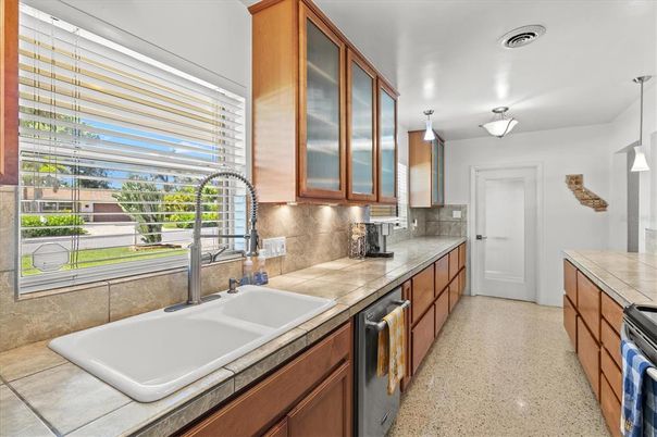 Interior, Kitchen, Tile Countertops
