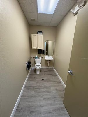 Bathroom, Interior, Wood Texture Flooring