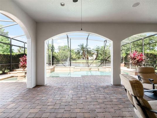 Glass Ceilings, Interior, Pool, Recessed Lighting, Sun Room
