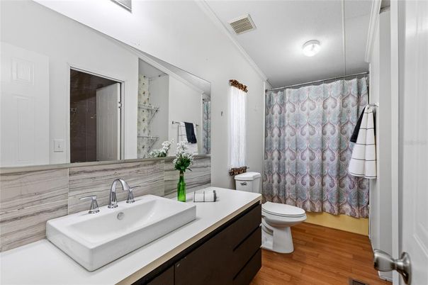 Bathroom, Interior, Wood Texture Flooring