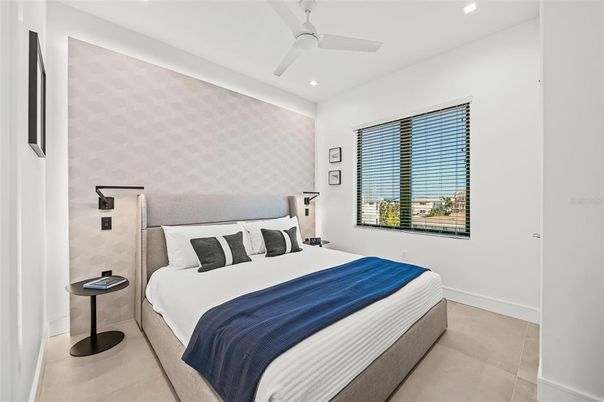 Bedroom, Interior, Recessed Lighting