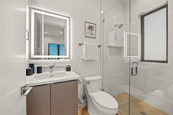 Bathroom, Glass Shower, Interior