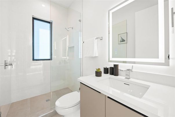 Bathroom, Glass Shower, Interior