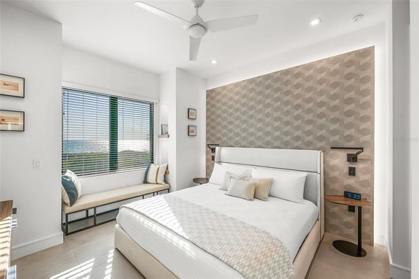 Bedroom, Interior, Recessed Lighting