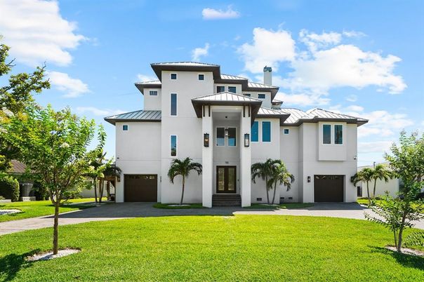 Attached, Backyard, Exterior, Facade, Mediterranean