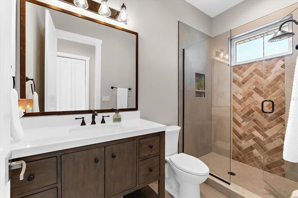 Bathroom, Glass Shower, Interior