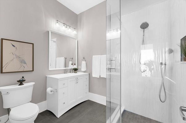 Bathroom, Glass Shower, Interior