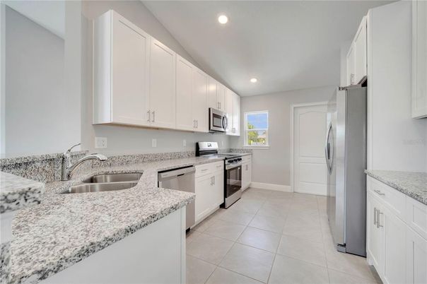 Interior, Kitchen, Recessed Lighting, Stainless Steel Appliances
