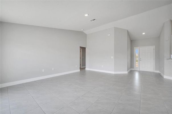 Empty room, Interior, Recessed Lighting