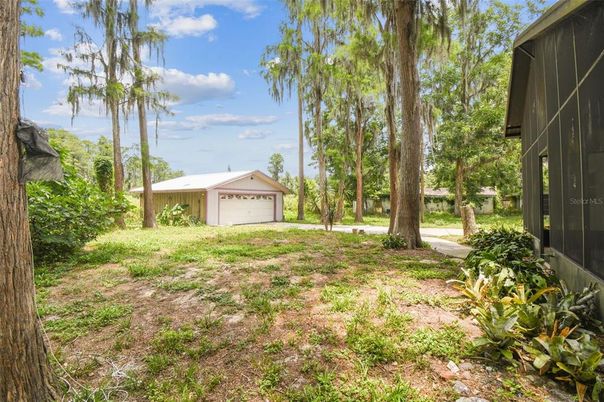 Backyard, Detached Garage, Exterior
