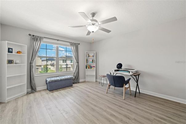 Home Office, Interior, Wood Texture Flooring